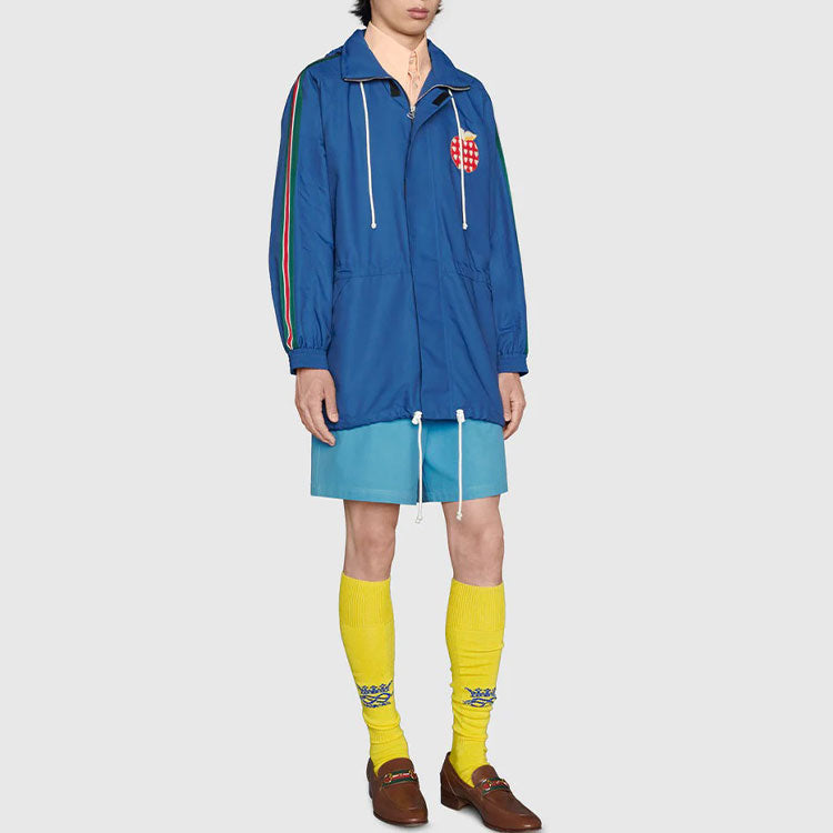 Gucci Les Pommes Nylon Jacket 'Blue' 663646-ZAHC7-4211
