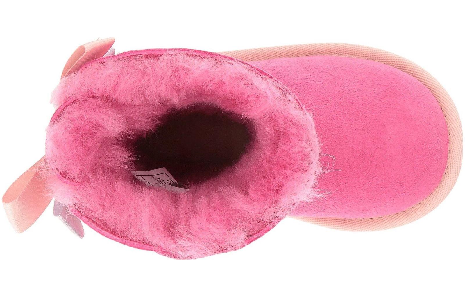 (TD) UGG Bailey Bow II Boot 'Pink Icelandic Blue' 1017394T-PAIB