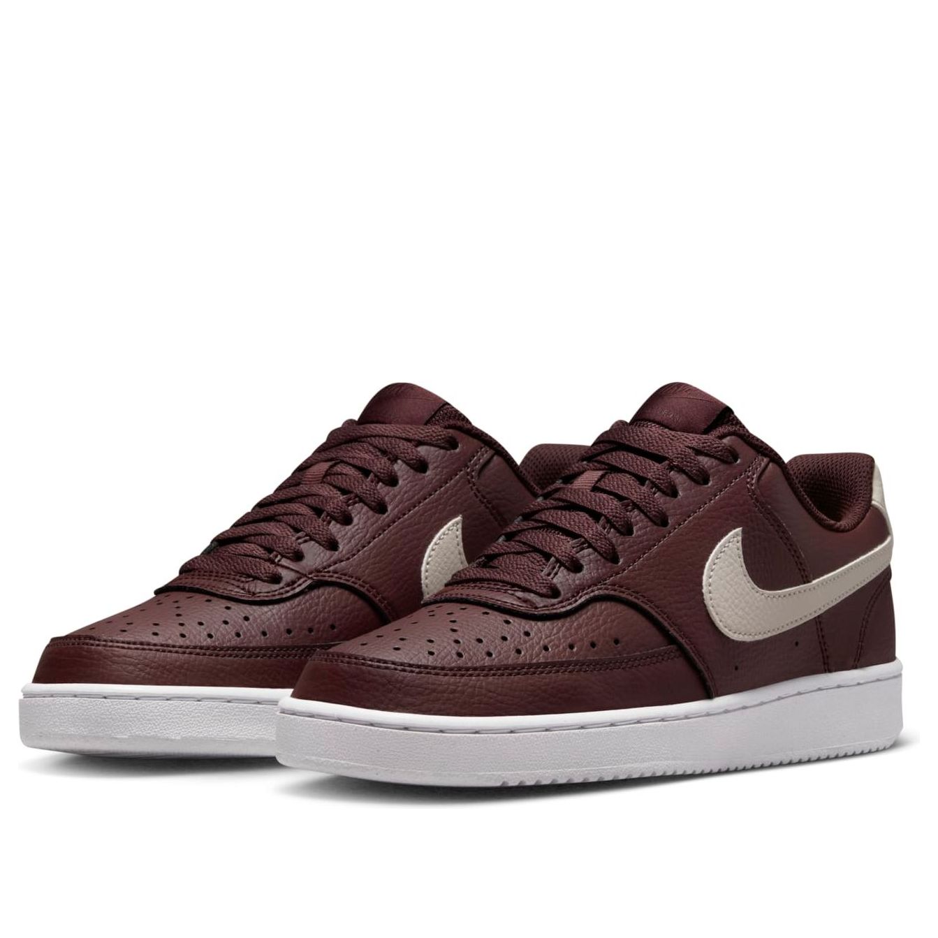 (WMNS) Nike Court Vision Low Next Nature 'Burgundy' DH3158-601