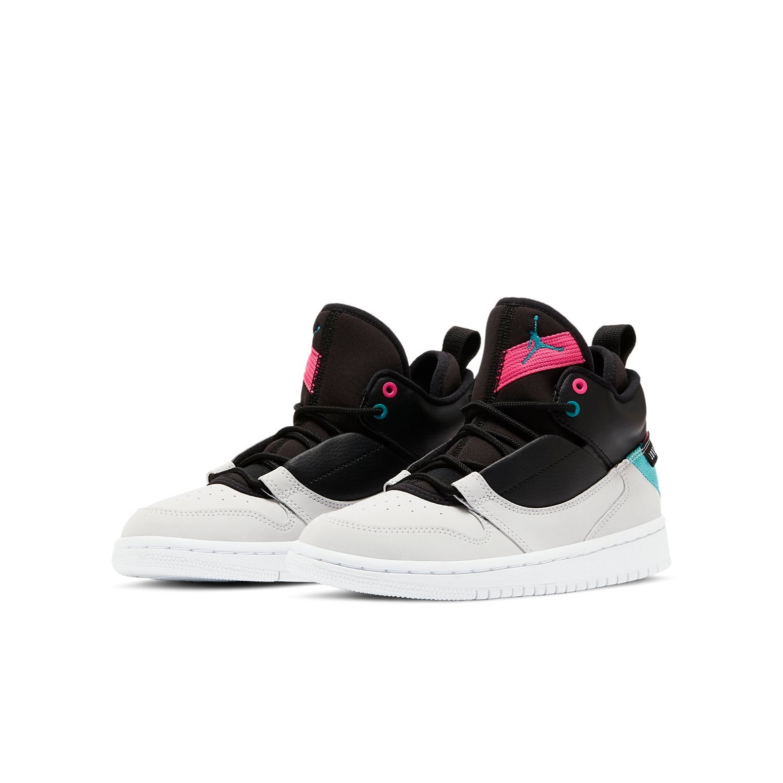 (GS) Air Jordan Fadeaway 'Light Gray Black' AO1331-030