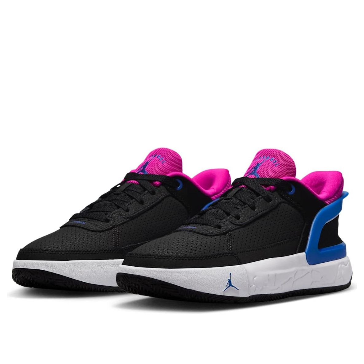 (GS) Air Jordan Day1 EO 'Black Fire Pink Game Royal' FQ1306-064
