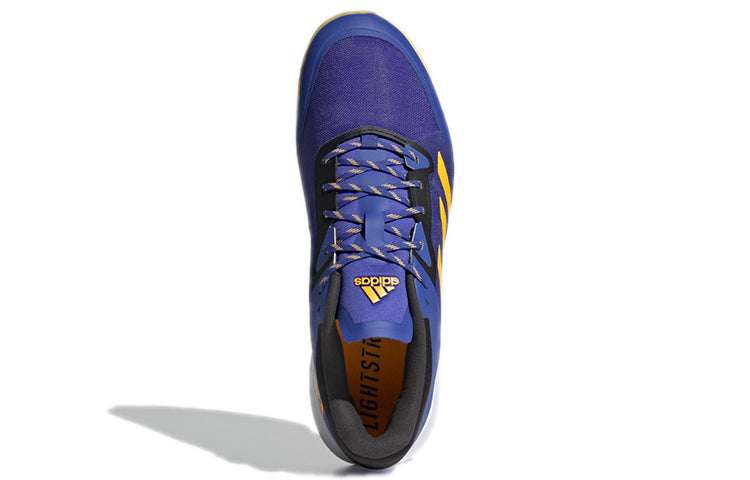 adidas Hockey Lux 2.0s Cozy Wear-Resistant Shoes Blue Yellow 'Blue Yellow' FZ5344