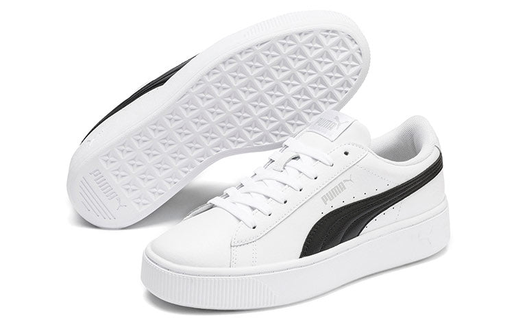 (WMNS) PUMA Vikky Stacked 'White Black' 369143-07