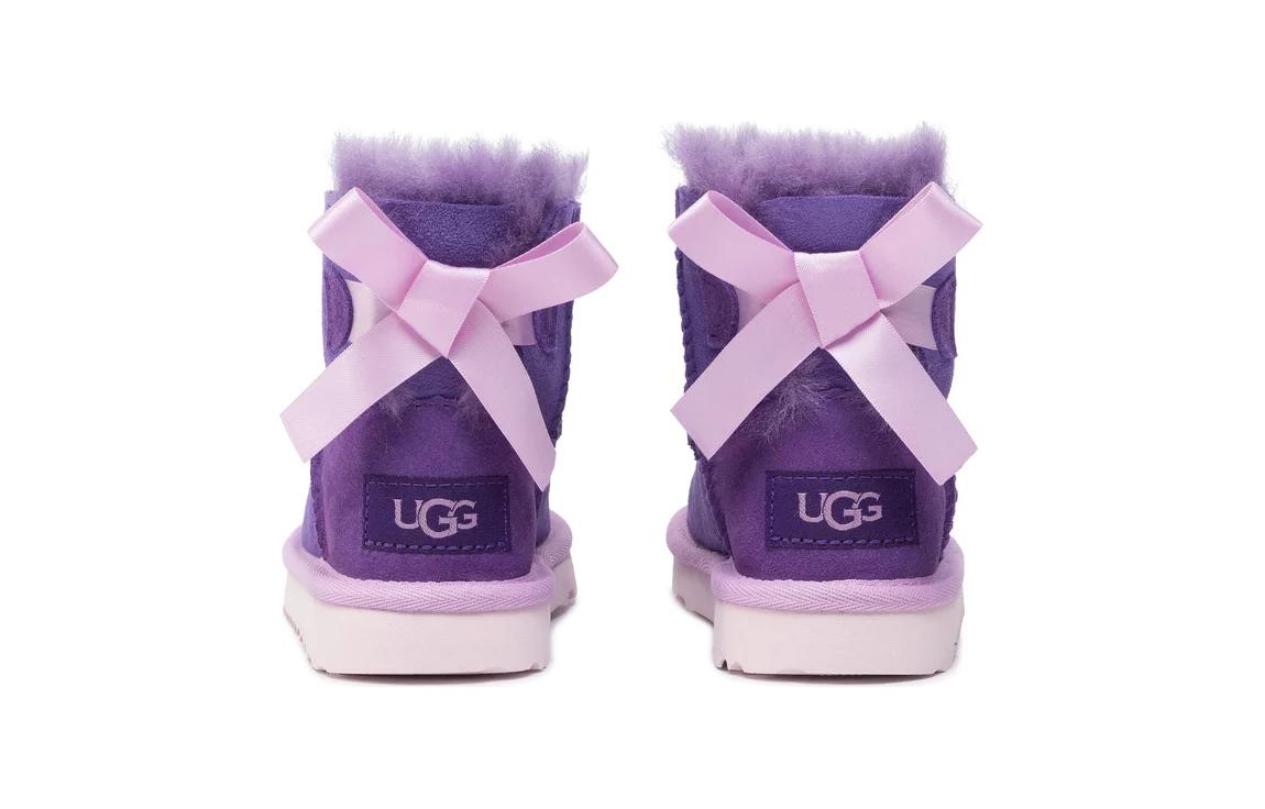 (TD) UGG Mini Bailey Bow II 'Purple' 1017397T-VBLM