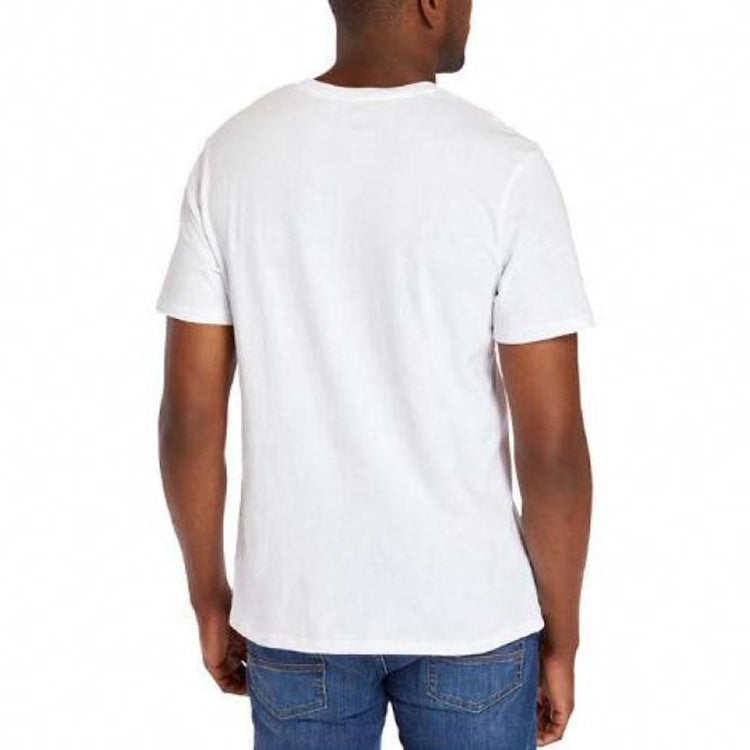 Men's Timberland Logo Printing Short Sleeve White A1NAIH79