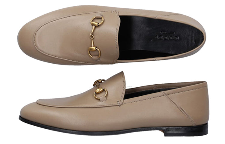 (WMNS) Gucci Leather Horsebit Loafer 414998-DLC00-2606