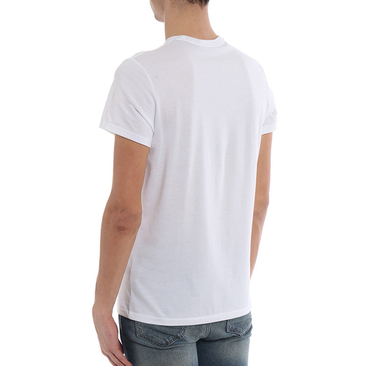 Burberry Printing Pattern Round Collar Male White 40618191