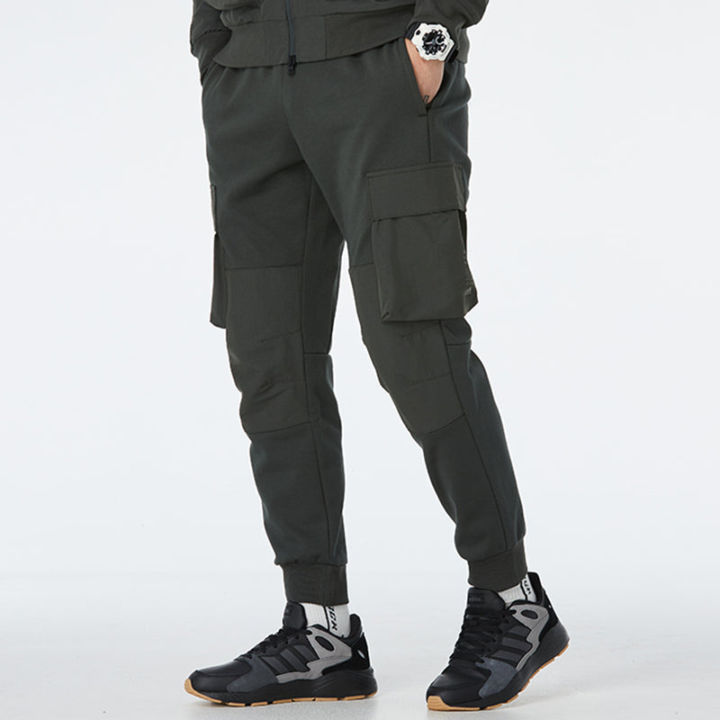 adidas Th Pnt Fab Fleece Stay Warm Casual Bundle Feet Sports Pants Gray GR6951