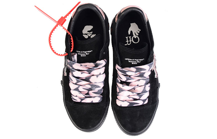 (WMNS) Off-White Low-Top Sports Shoes Black/Pink OWIA178R21LEA0011030
