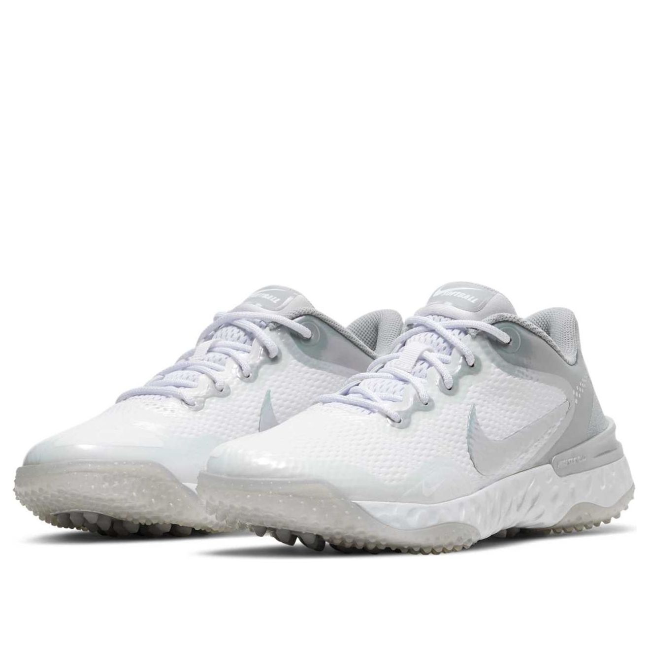 (WMNS) Nike Alpha Huarache Elite 3 Turf 'White Wolf Grey' CZ0103-108