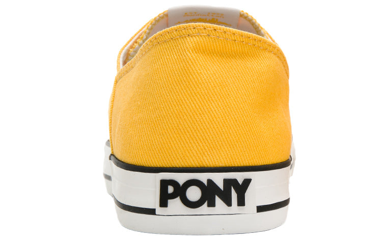 PONY Low-top Canvas Shoes Yellow 02M1SH03YW