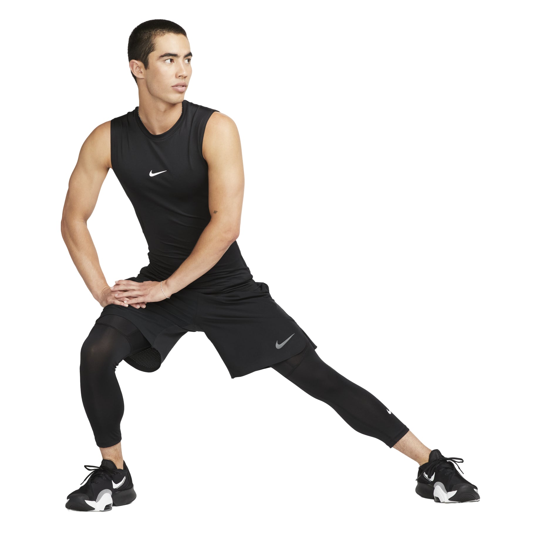 Nike Pro Dri-FIT Tight Sleeveless Workout Top 'Black' FB7915-010