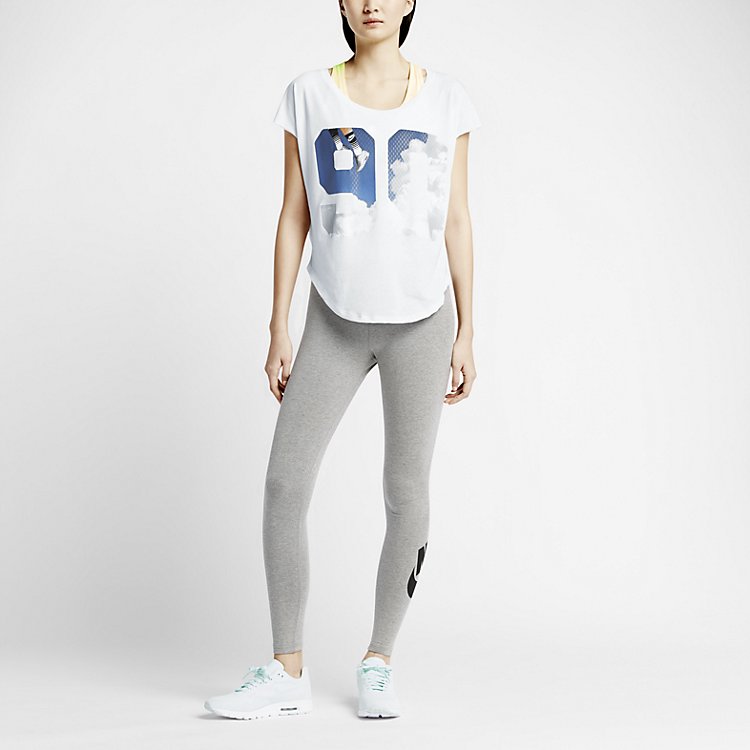 (WMNS) AS Nike TEE-SIGNAL Air MAX 90 White 677300-100