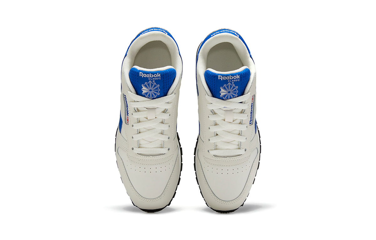 Reebok Classic Leather Running Shoes K White/Blue EG5734