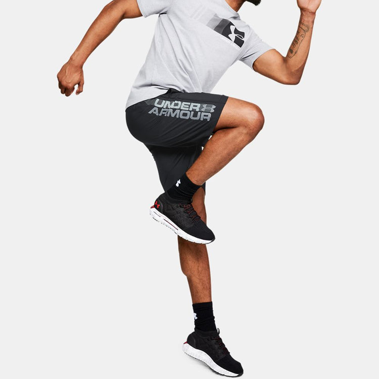 Under Armour Woven Graphic Wordmark Shorts 'Black' 1320203-001