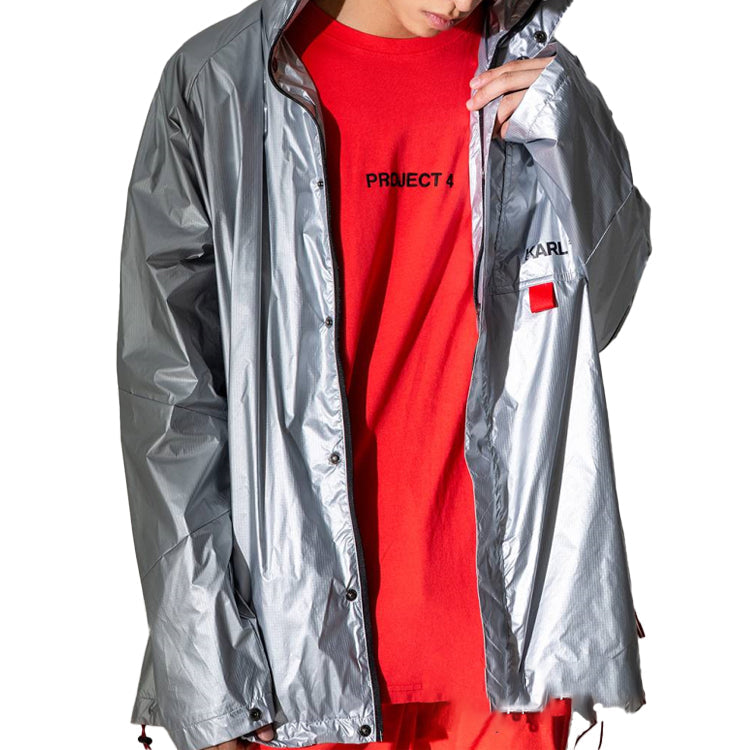 PUMA Silver Zipper Woven Sports Jacket 595679-01