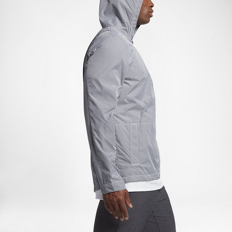 Nike Sports Training Windproof hooded Jacket Gray 848532-010