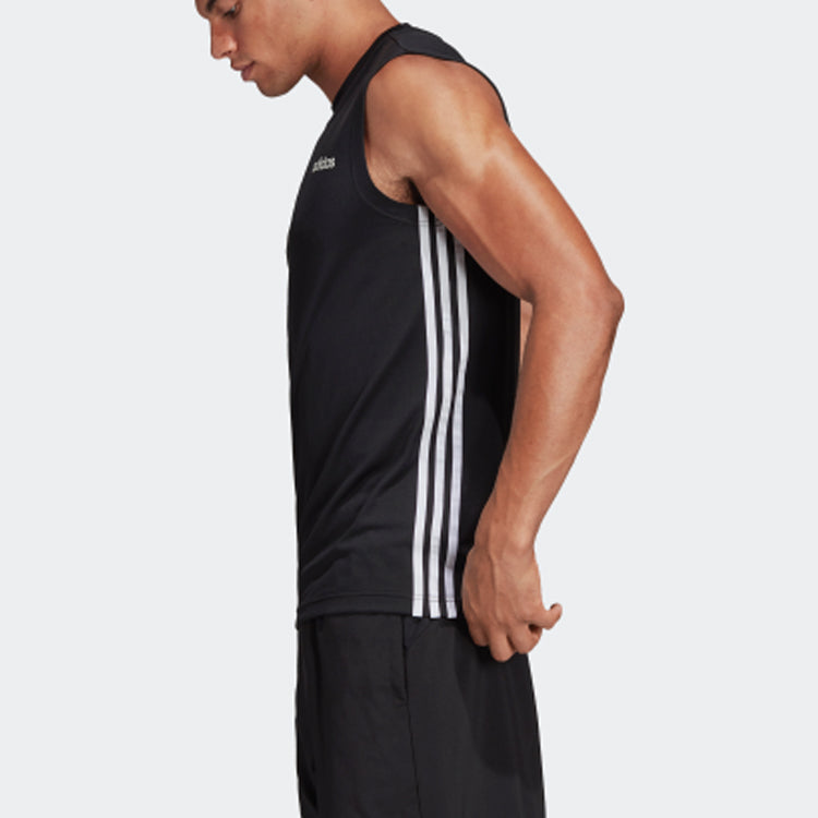Men's adidas D2M Sl 3S Training Black Vest DT3047