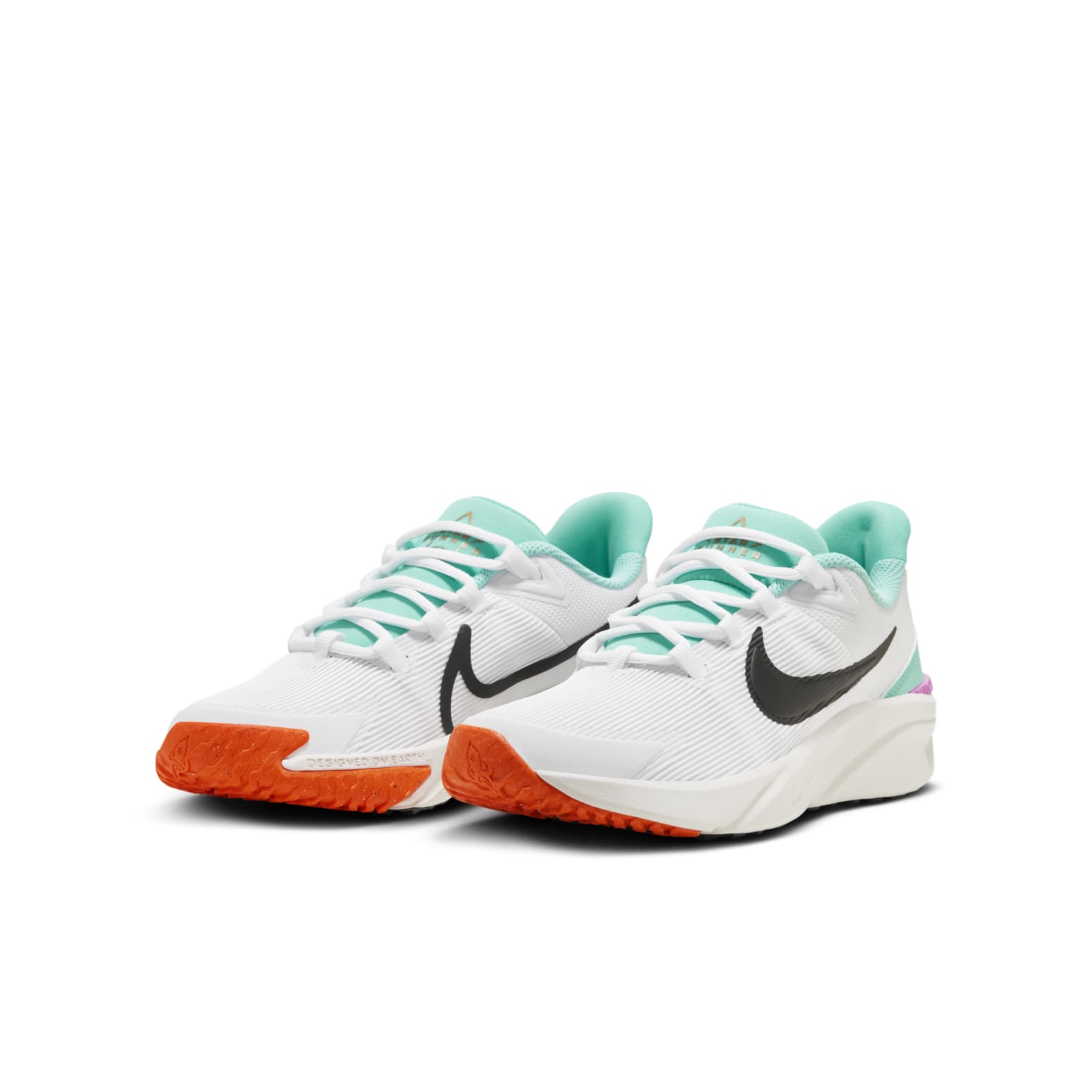 (GS) Nike Star Runner 4 Next Nature SE 'White Orange Green Frost' HQ1187-101