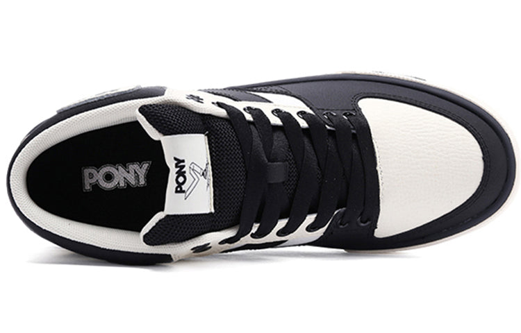 PONY Atop Skateboarding 'White Black' 03M1AT08BE
