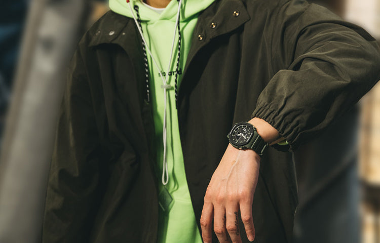CASIO G-Shock Analog-Digital 'Green' GA-2110SU-3A