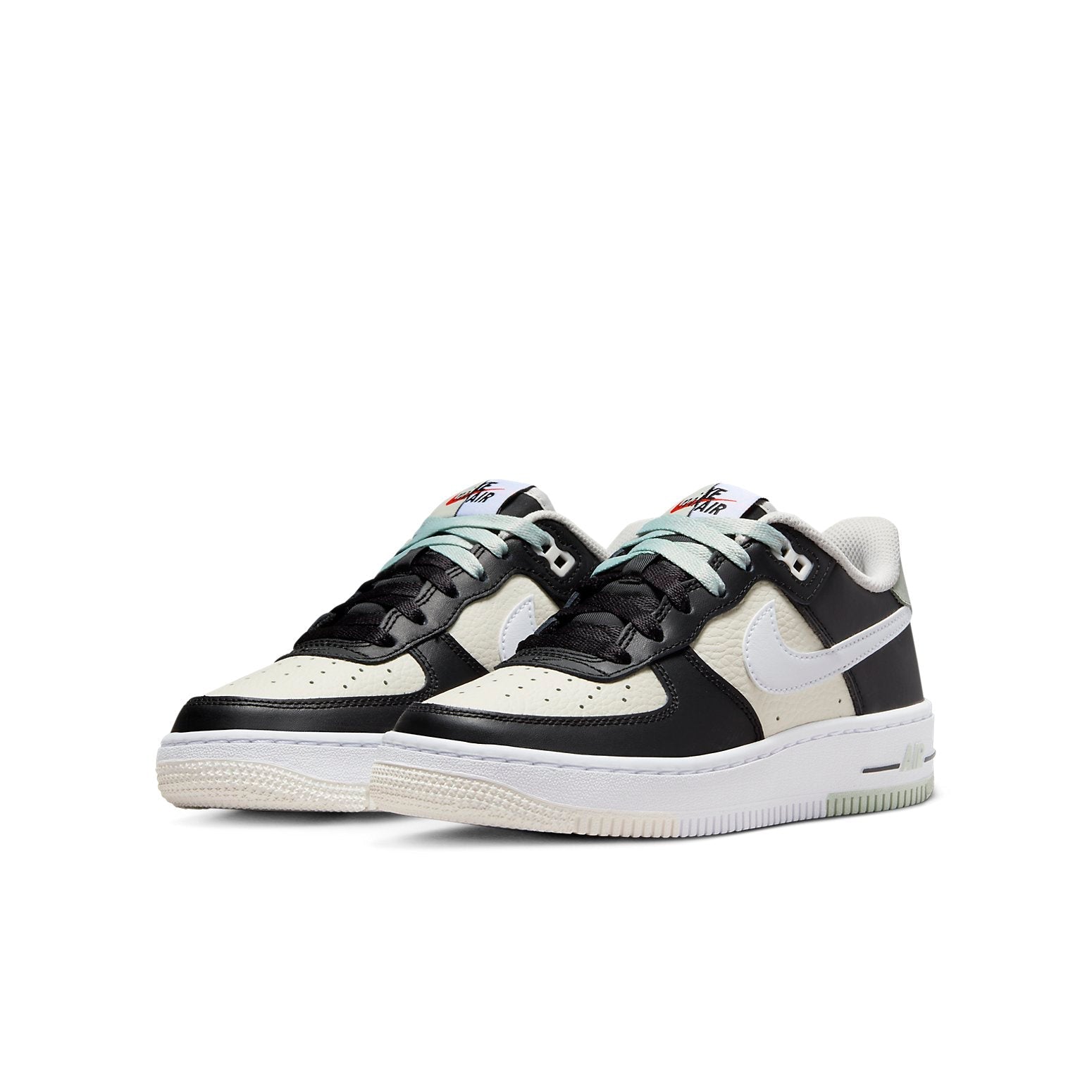 (GS) Nike Air Force 1 Low 'Black Beige White' FB9035-002