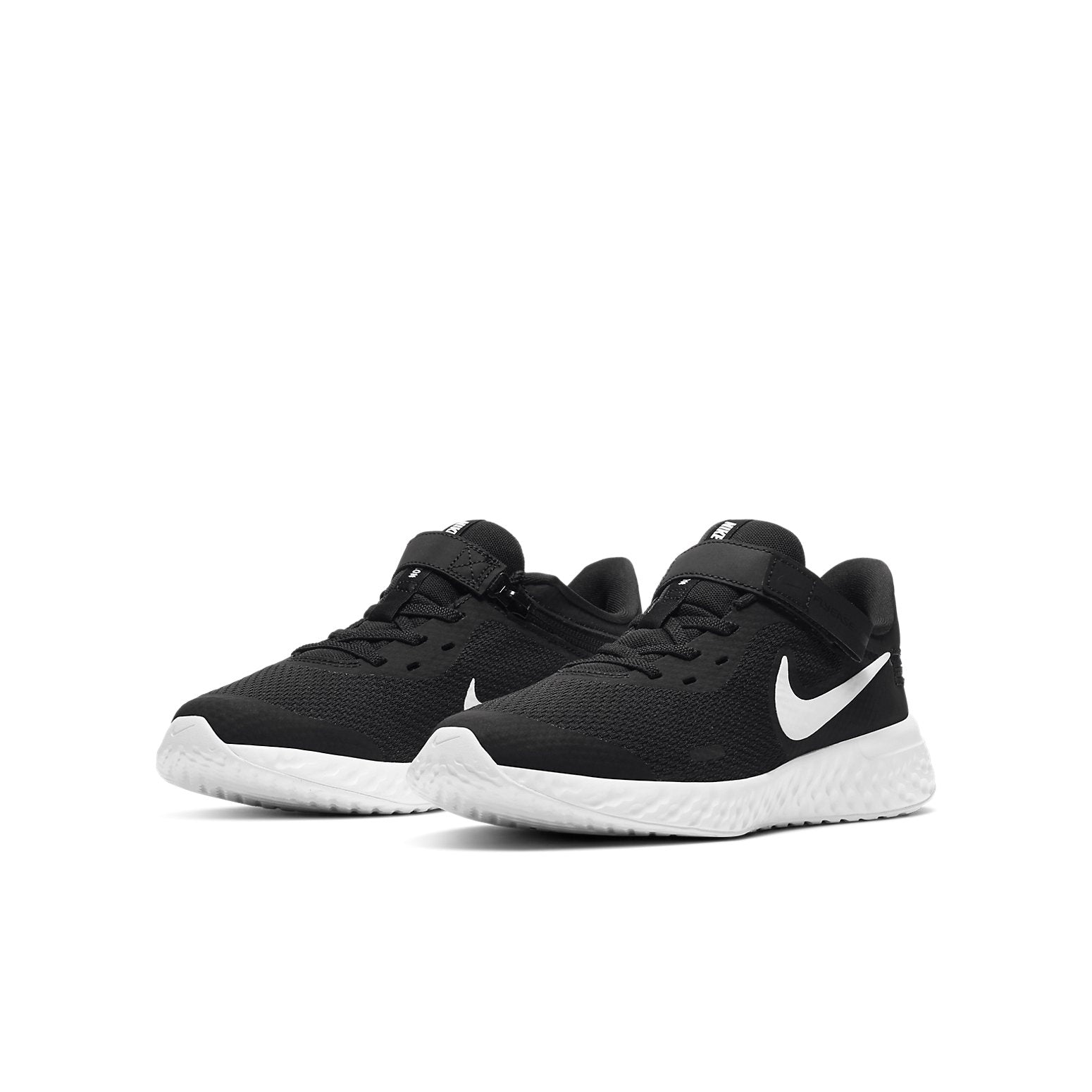 (GS) Nike Revolution 5 FlyEase 'Black White' CQ4649-004