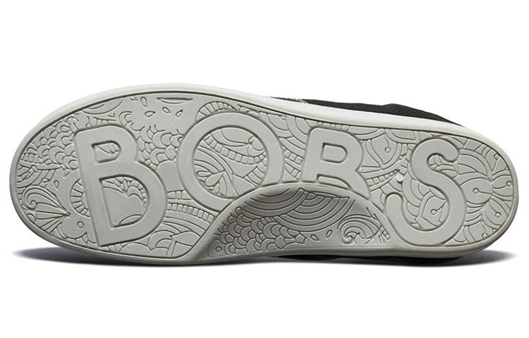 (WMNS) Skechers Bob's Beach Bingo Low-Top Sneakers Black/White 31963-BLK