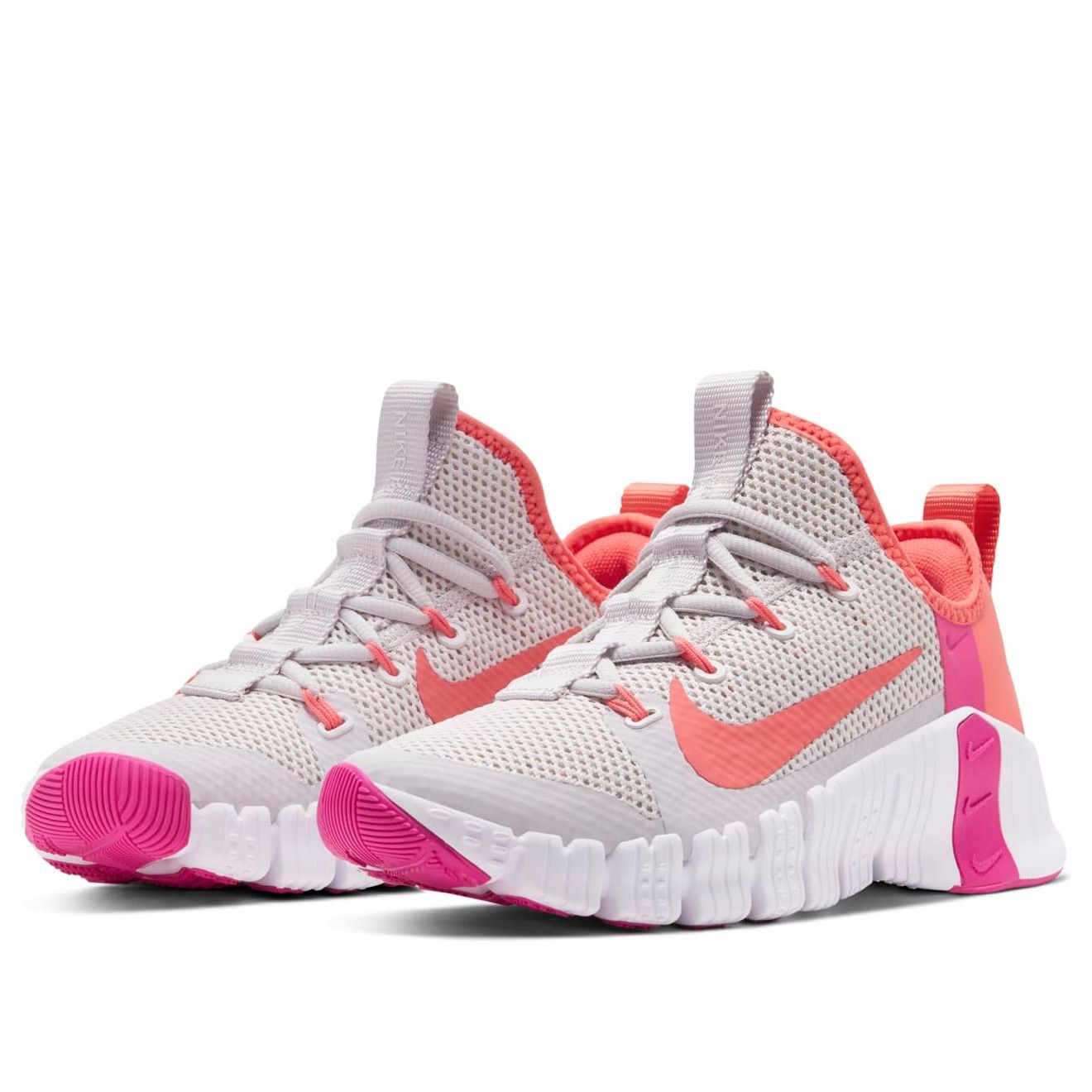 (WMNS) Nike Free Metcon 3 'Vast Grey Fire Pink' CJ6314-068
