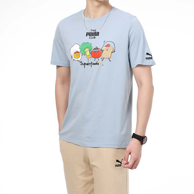 PUMA Club Graphic T-Shirt 'Blue' 533197-61
