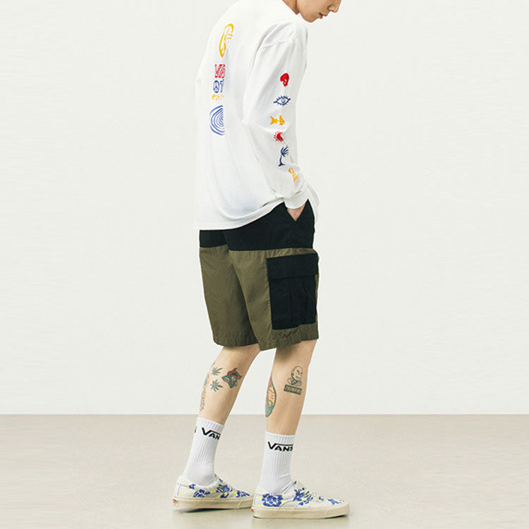 Vans Unisex Printing Round-neck Swea White VN0A5F3MWHT