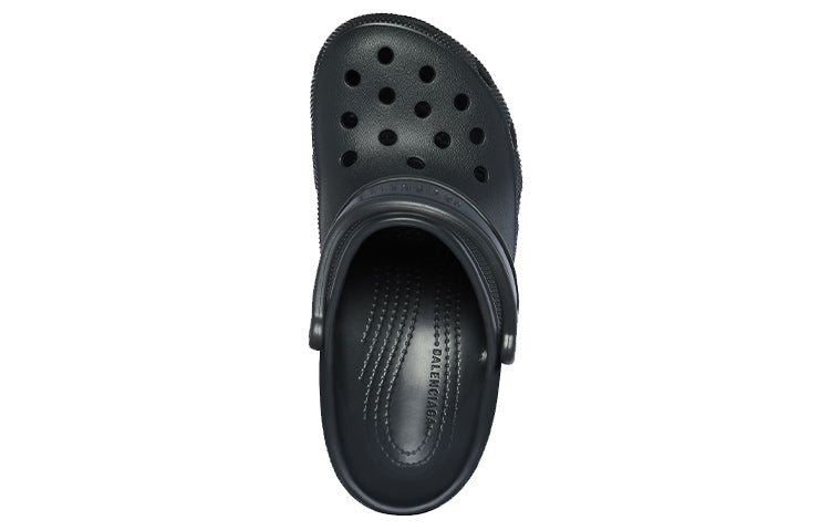 (WMNS) Crocs x Balenciaga Shoes 'Black' 677390W1S8E1000