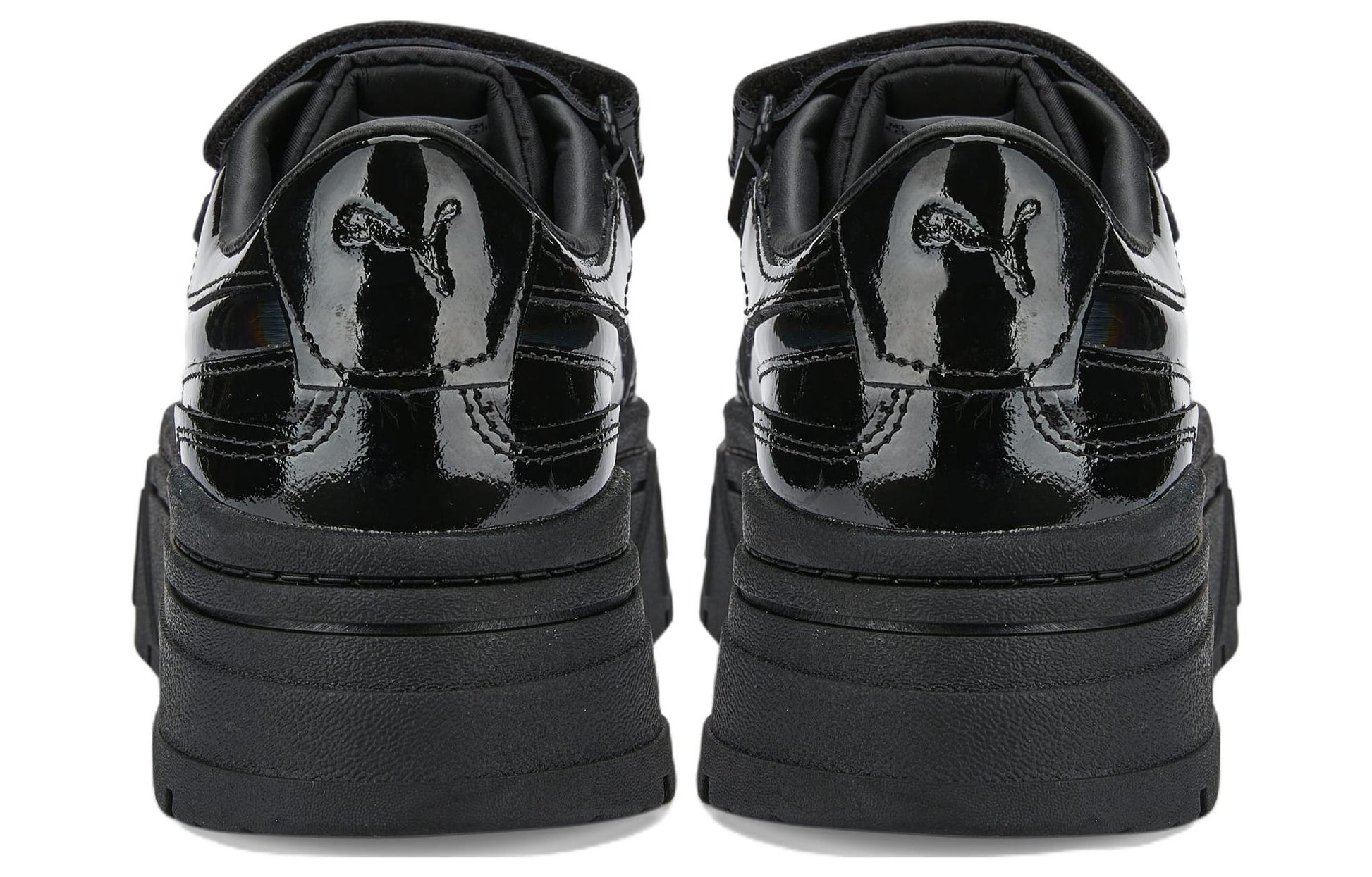 (WMNS) PUMA Mayze Stack 'Black Patent Iridescent' 387583-01