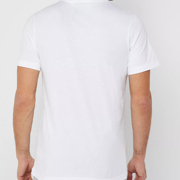 adidas Logo Sports Round Neck Short Sleeve White DV3081