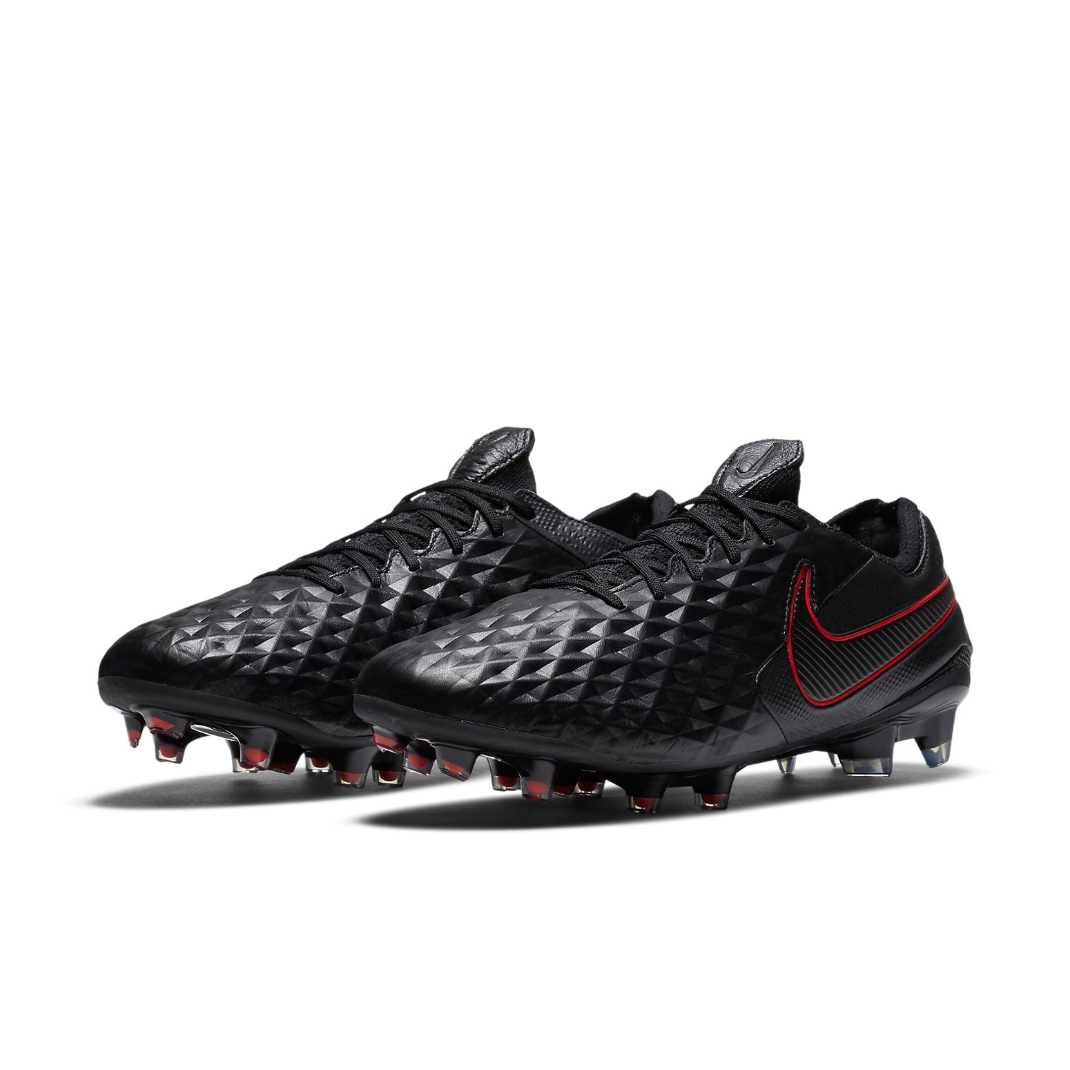 Nike Tiempo Legend 8 Elite FG 'Black Chile Red' AT5293-060