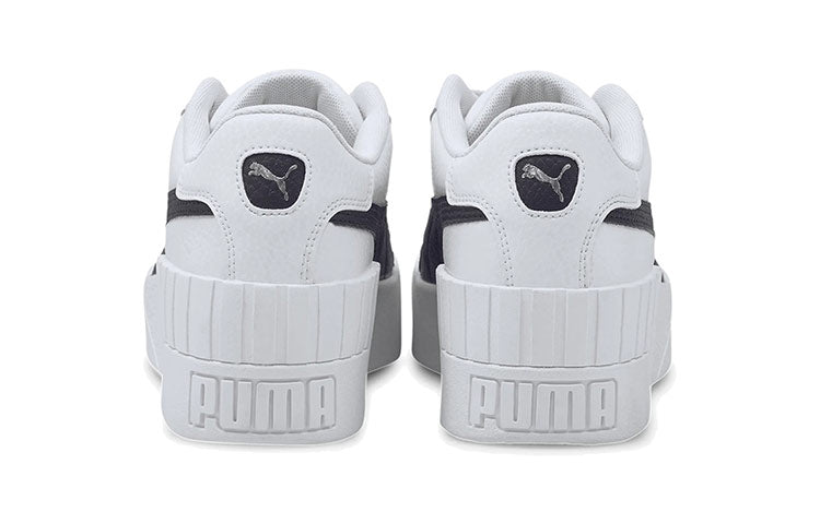 (WMNS) PUMA Cali Wedge 'White Black' 373438-05