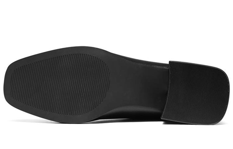 (WMNS) Skechers Blocked Boots 'Black' 167346-BBK