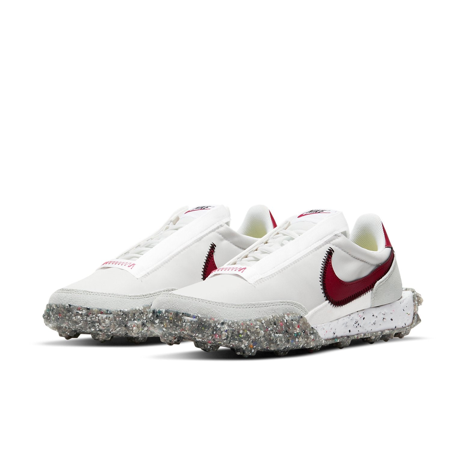 (WMNS) Nike Waffle Racer Crater 'Summit White Team Red' CT1983-103
