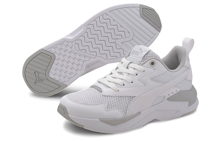 (GS) PUMA X-ray Lite Jr White/Grey 374393-02