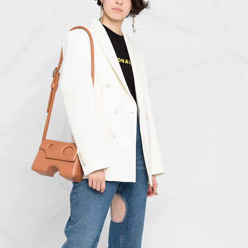 (WMNS) Off-White 22 Burrow Shoulder Bag OWNN005S21LEA0016200