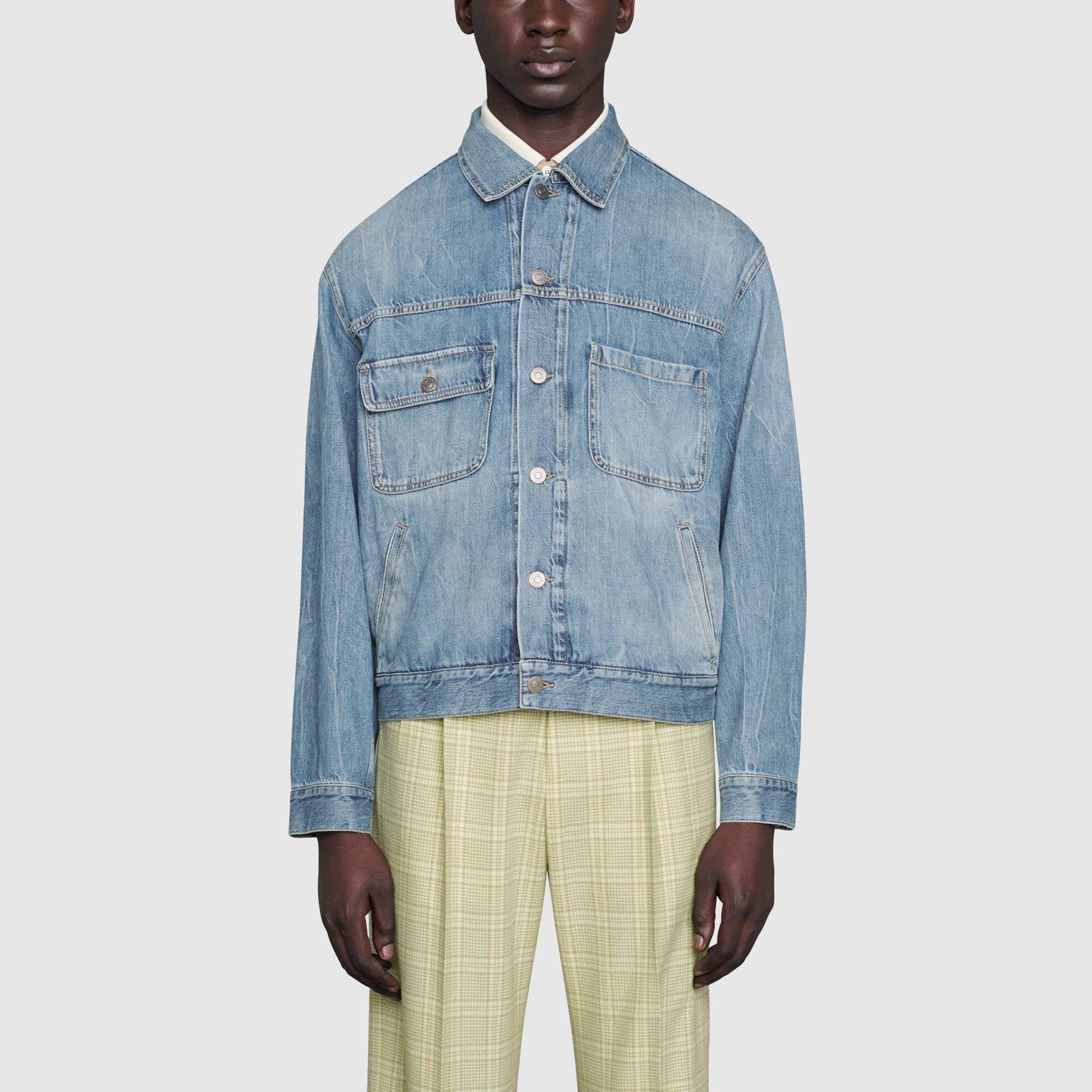 Gucci x Freya Hartas Animal Denim Jacket 'Blue' 655700-XDBNR-4452