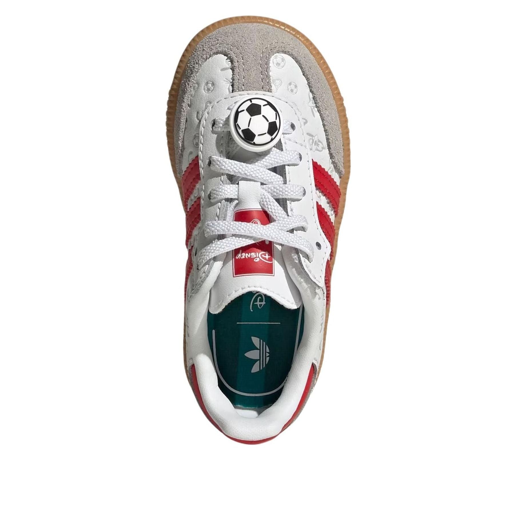 (TD) adidas x Disney Samba Og Comfort Elastic Lace 'White Better Scarlet' IH1754