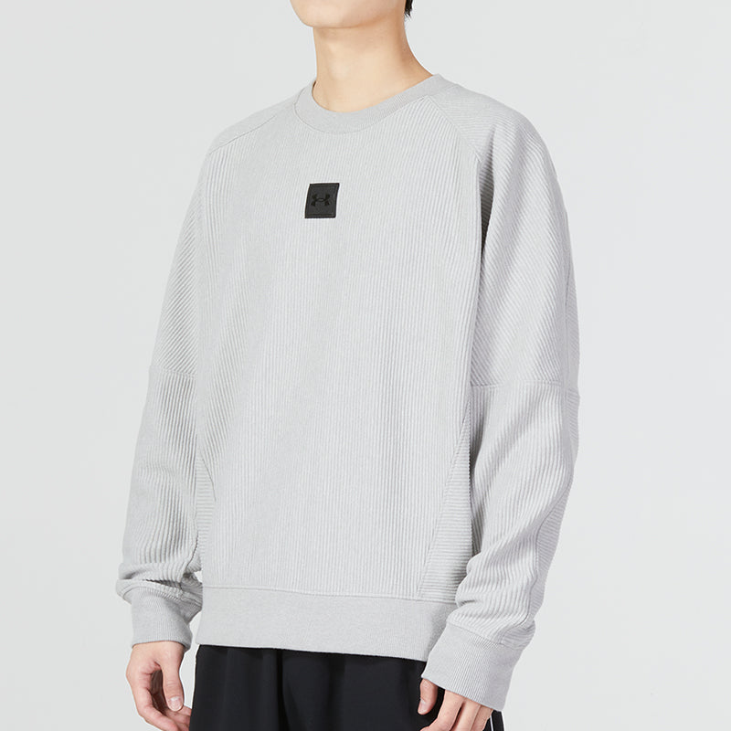 Under Armour Ottoman Fleece Crew 'Light Grey' 1373877-558
