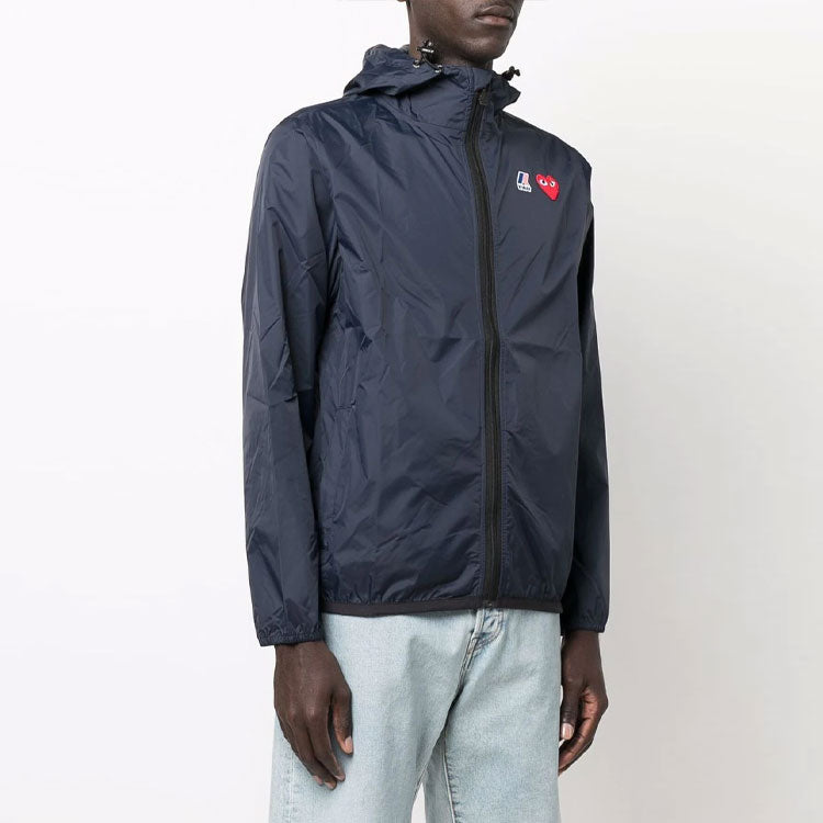 COMME des GARCONS PLAY x K-Way Zip Jacket 'Navy' P1J501-NAVY