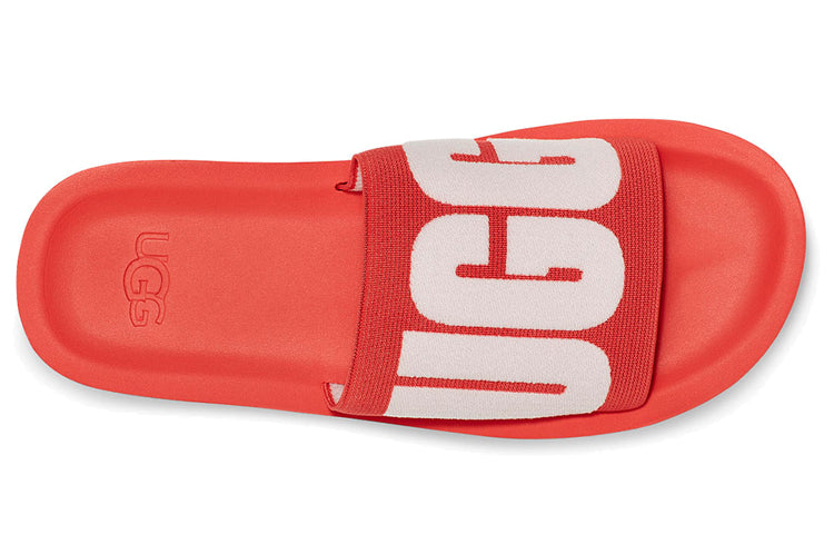(WMNS) UGG Zuma Graphic Slipper coral red 1099833-PCRL
