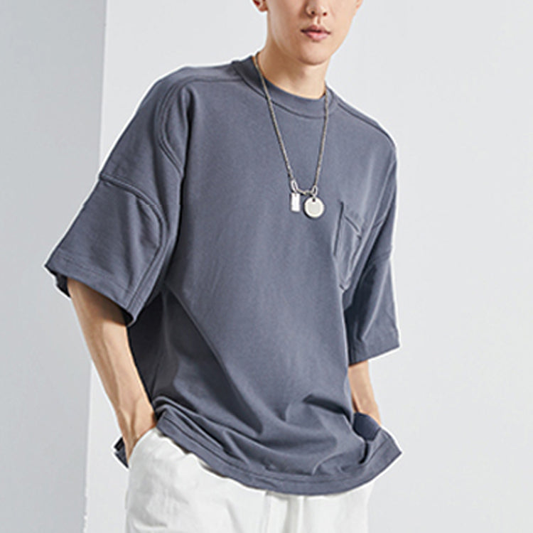 Li-Ning BADFIVE Loose Short Sleeve Gray AHSQ625-3