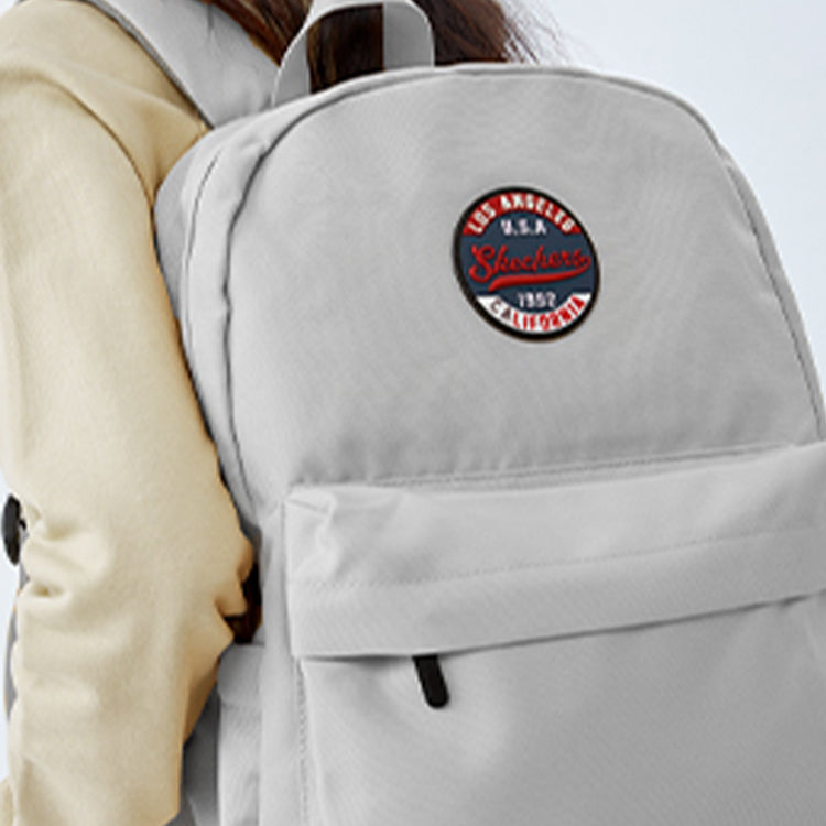 (WMNS) Skechers Casual Large Capacity Backpack 'White Red' L419U033-00MV