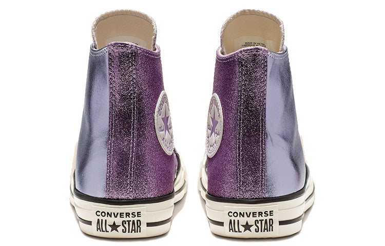 (WMNS) Converse Chuck Taylor All Star Shiny Metal High Top Purple 564852C