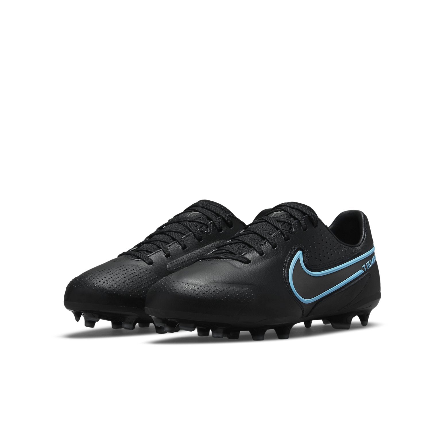 (GS) Nike Tiempo Legend 9 Pro FG 'Black Blue' DA1335-004
