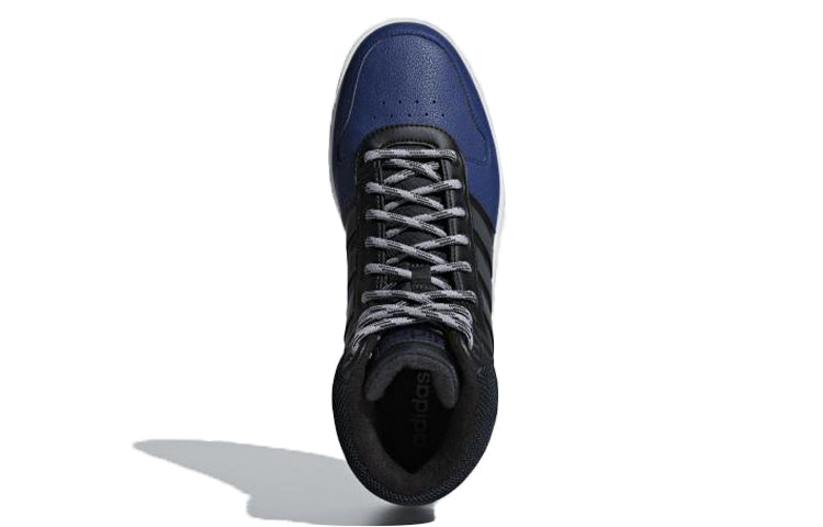 adidas Hoops 2.0 Mid 'Black Blue' B44613